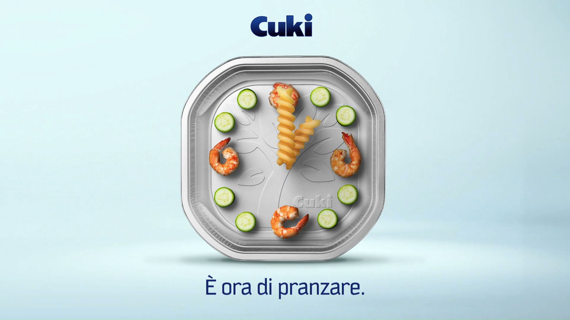 “Time to change dishes!” Cuki launches their new aluminium plates on TV with Armando Testa.