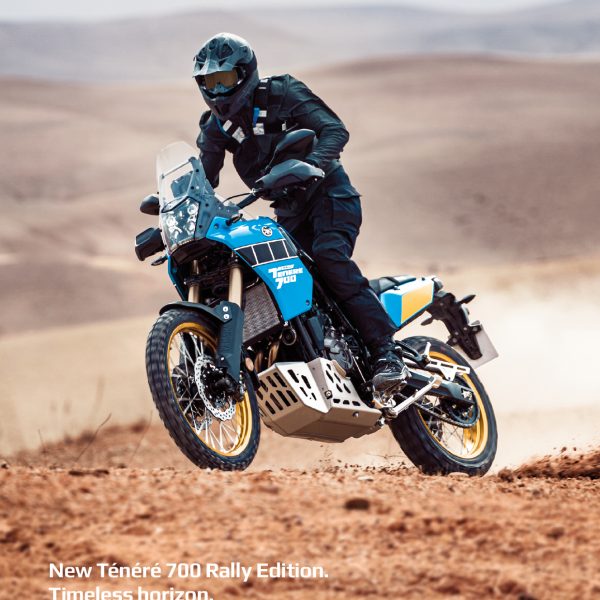 THE NEW YAMAHA TÉNÉRÉ 700 RALLY EDITION GETS TO TRAVEL THROUGH TIME THANKS TO YAMAHA MOTOR EUROPE AND ARMANDO TESTA