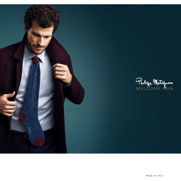 PHILIPPE MATIGNON AND ARMANDO TESTA LAUNCH PHILIPPE MATIGNON MAN, WITH A “TIE” THAT “FITS” PERFECTLY.