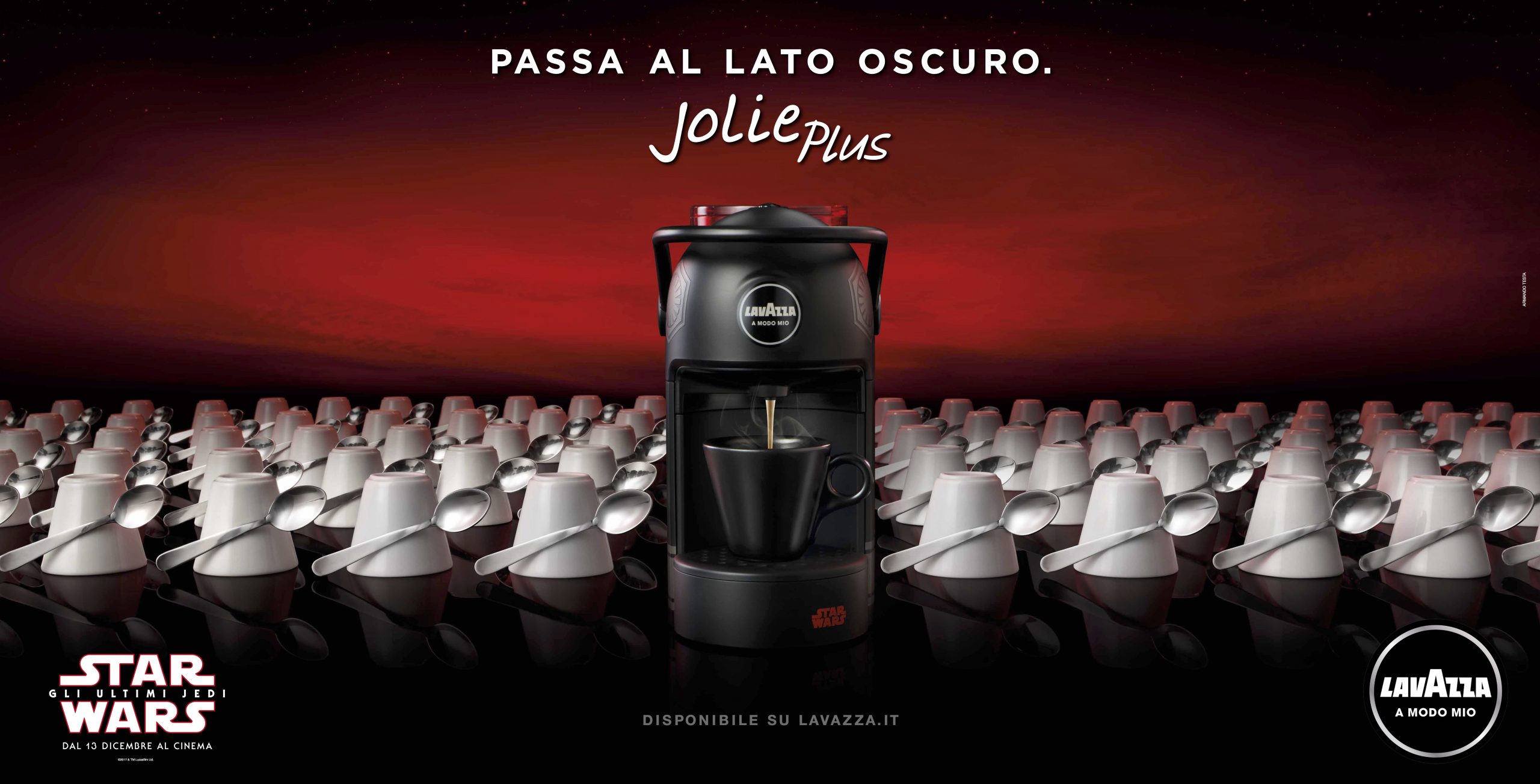 LAVAZZA AND ARMANDO TESTA CELEBRATE THE LATEST EPISODE IN THE STAR WARS SAGA WITH THE SPECIAL JOLIE PLUS
