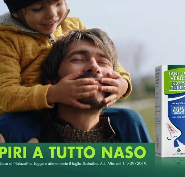 WITH NEW TANTUM VERDE NASO CHIUSO, BREATHE EASY THROUGH YOUR NOSE! CREATIVITY BY ARMANDO TESTA.