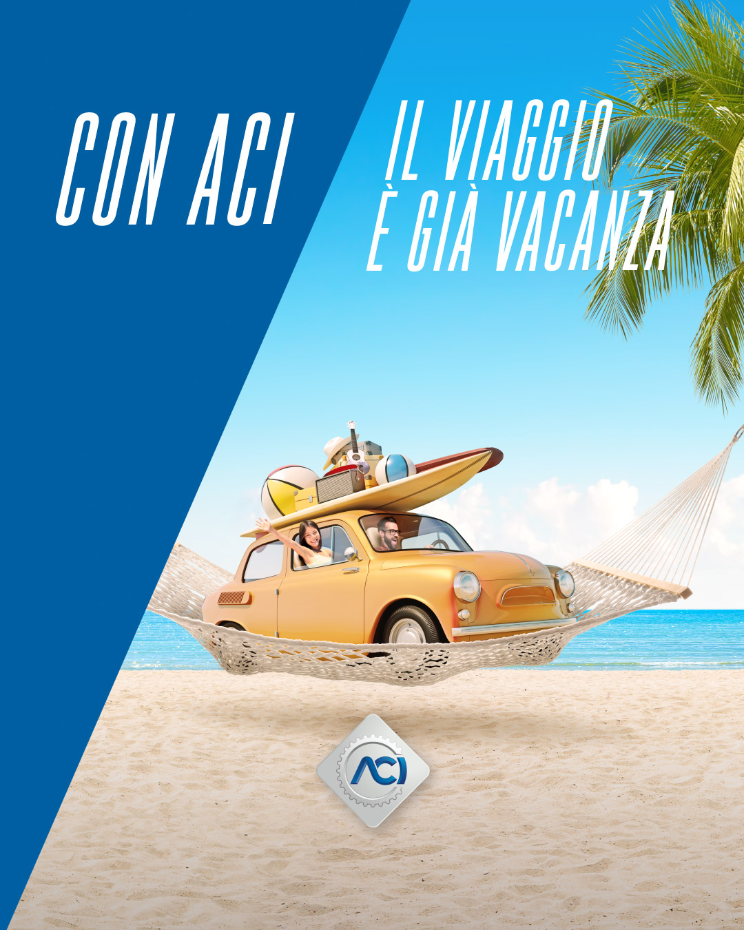 With ACI and Armando Testa your journey is already your holiday.