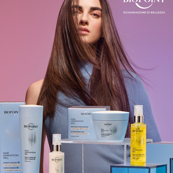 New brightness for your hair with Biopoint Hair Lamination and InTesta.