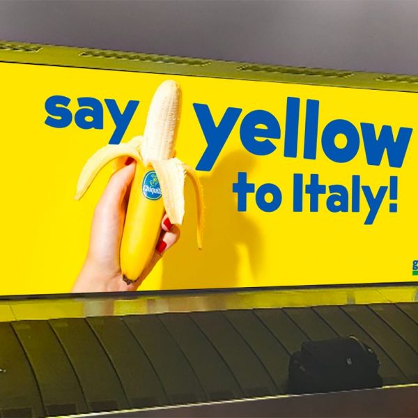 Italian summer turns yellow, with Chiquita and Armando Testa.