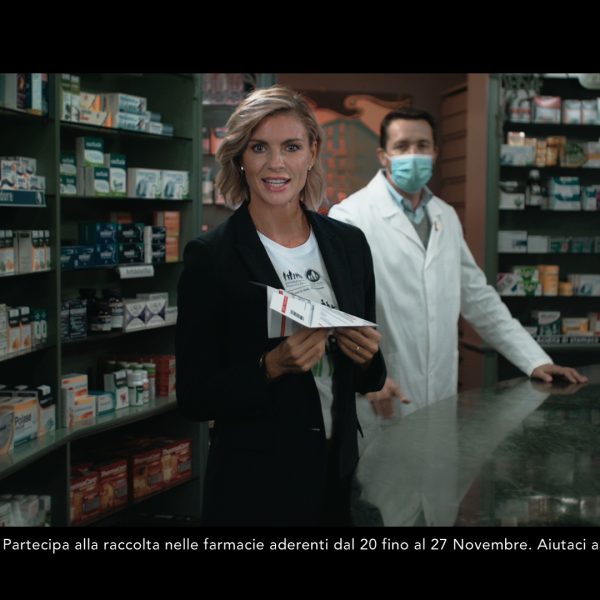 IN PHARMACIES FOR CHILDREN WITH THE FRANCESCA RAVA FOUNDATION TO HELP CHILDREN IN HEALTH POVERTY THE COVID-19 EMERGENCY HAS MADE THE INITIATIVE EVEN MORE URGENT.  THE INVITATION FROM MARTINA COLOMBARI: MAKE SOLIDARITY FLY HIGH WITH A CONCRETE GESTURE!              WITH AN AD DIRECTED BY FEDERICO BRUGIA, CREATED AND PRODUCED BY THE ARMANDO TESTA GROUP. PARTICIPATING PHARMACIES ON WWW.FONDAZIONEFRANCESCARAVA.ORG