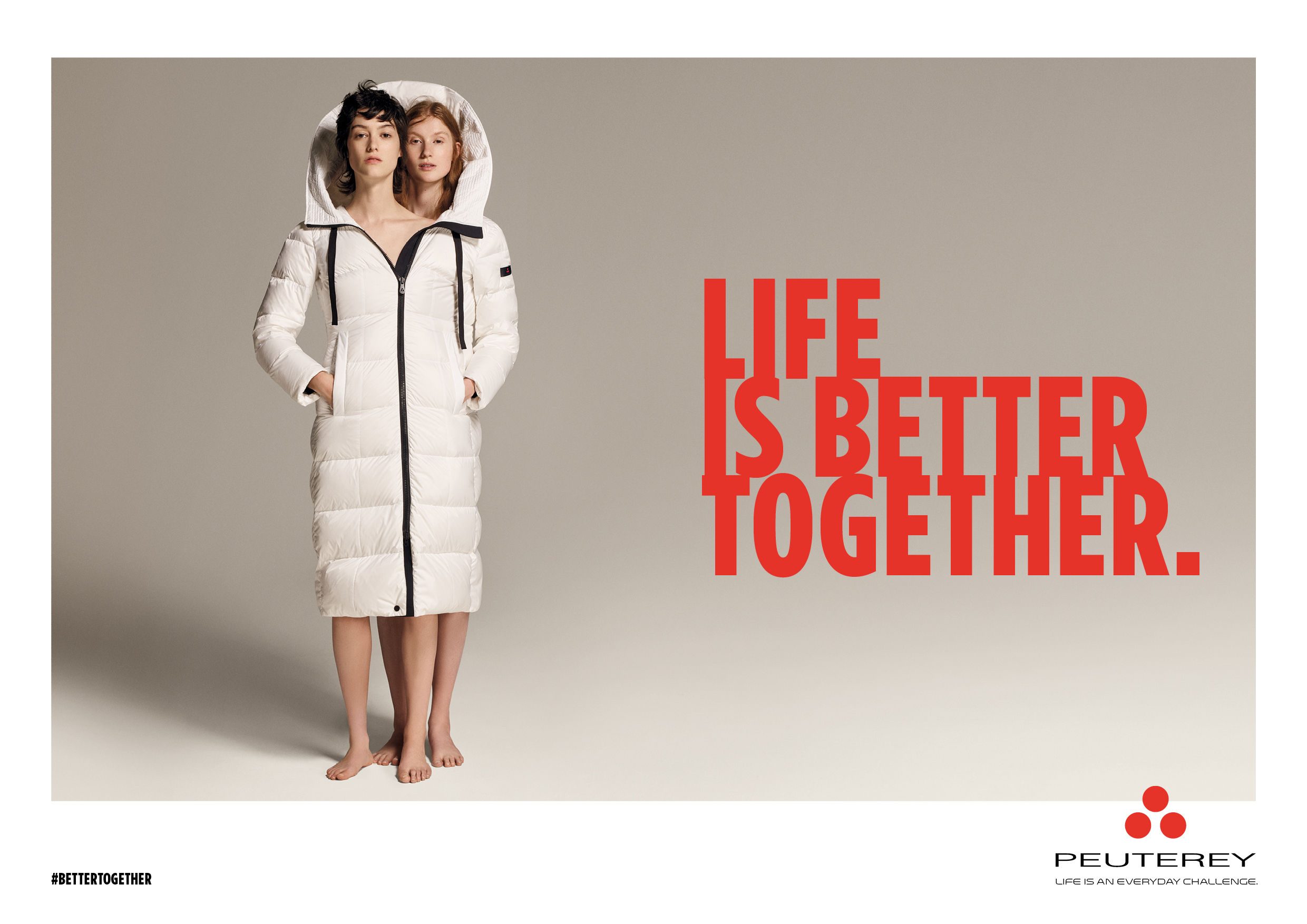 Peuterey launches its Fall Winter 2021/22 Collection   with the campaign “life is better together” created by Armando Testa