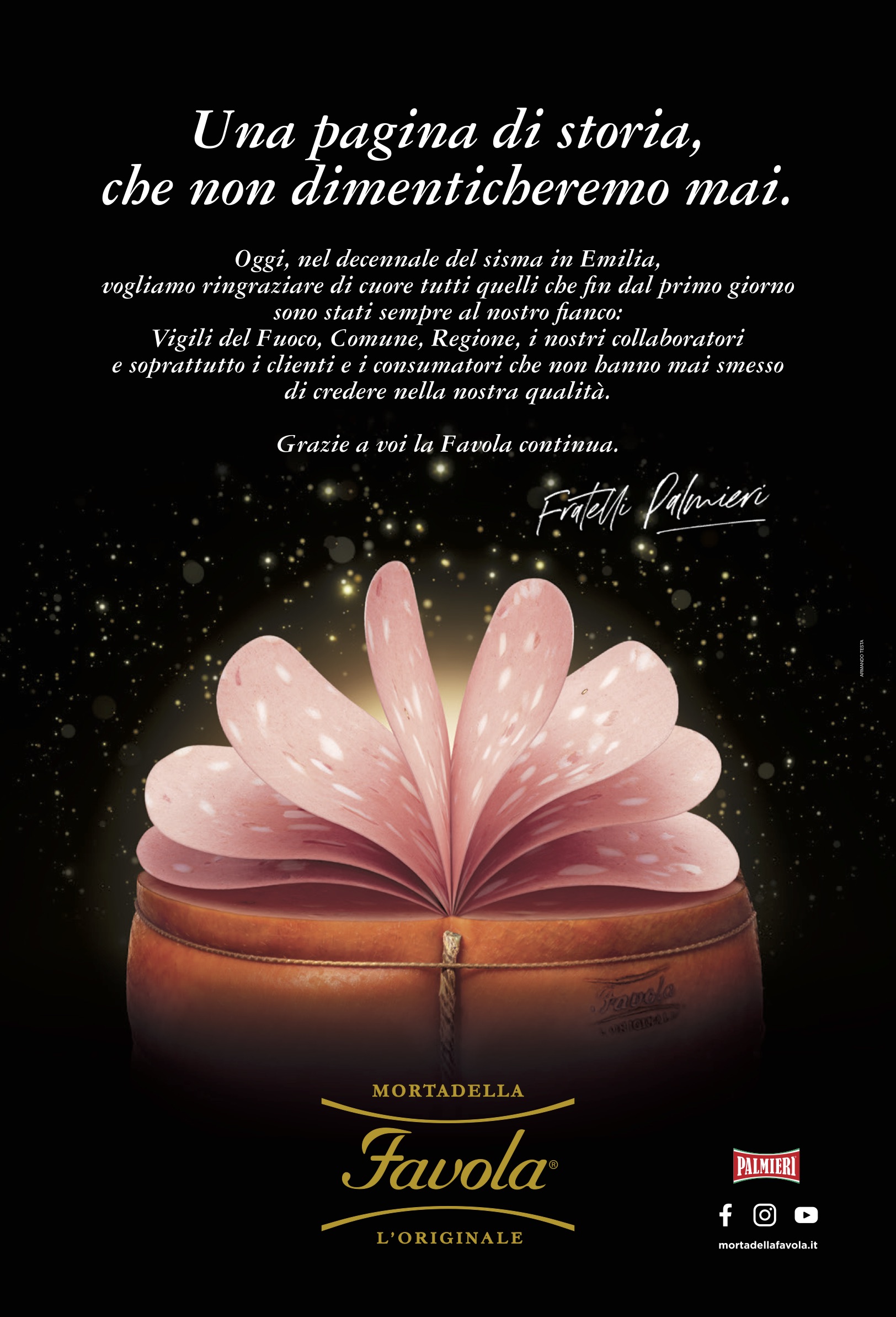 Mortadella Favola and Armando Testa Torino: a special dedication, on a special date.