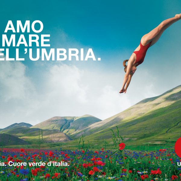 “I love the sea of Umbria”:  the new promotional campaign for the Region of Umbria Region will start tomorrow 15 May.  Always created by Armando Testa