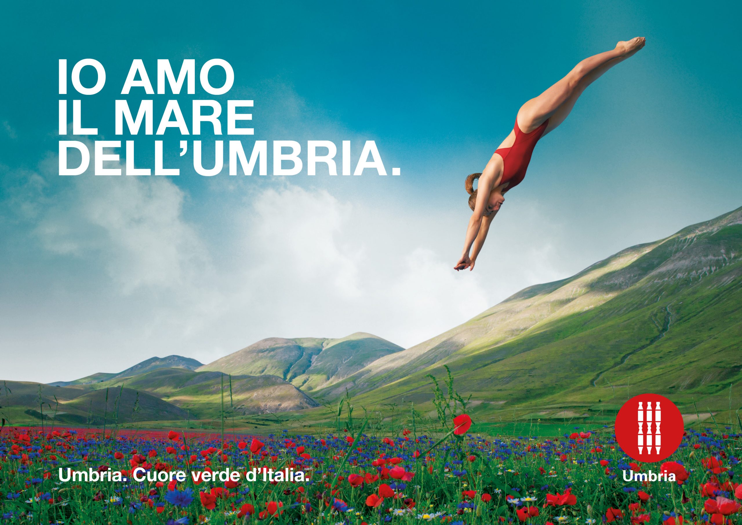 “I love the sea of Umbria”:  the new promotional campaign for the Region of Umbria Region will start tomorrow 15 May.  Always created by Armando Testa