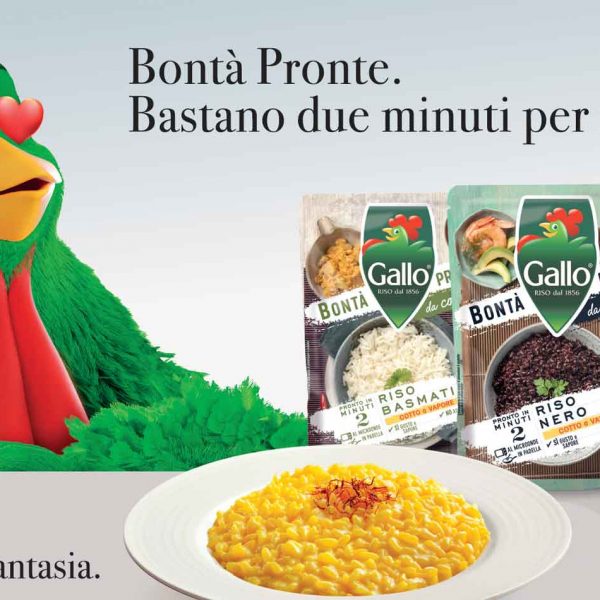 Riso Gallo and Armando Testa together again for Bontà Pronte. And it’s love at first sight!