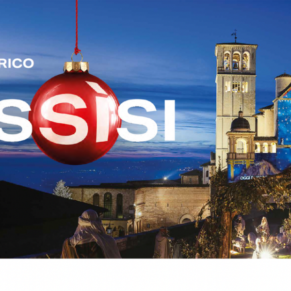 Natale ad Assisi? Sì! La campagna per il turismo invernale di Assisi firmata Armando Testa.